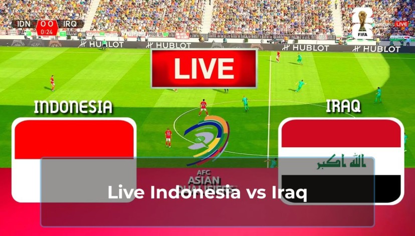 Live Indonesia vs Iraq